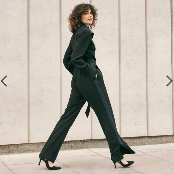 NWT DAI Stripe Right Utility Jumpsuit - Picture 2 of 16